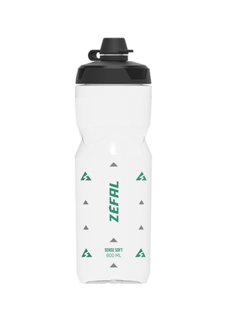 Bidon Zefal Sense Soft 80 No-Mud Bottle - Transluc