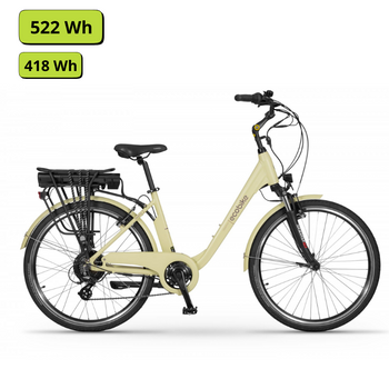 Rower elektryczny 26" Ecobike Traffic LS Beige