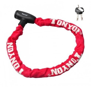 Zapięcie TY-715 łańcuch 8mm x 1200 mm Red