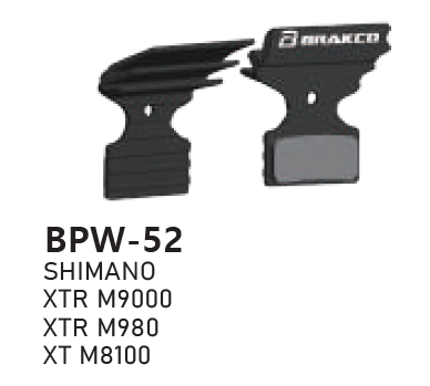 Klocki Hamulca BPW-52 Brakco Spiekane Shimano XTR Radiator