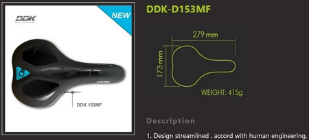 Siodło DDK D-153MF E-Bike, Treking & City