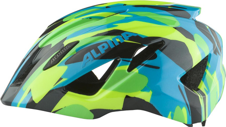 Kask Alpina Pico Neon Green Blue Gloss