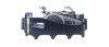 Pedał VP-X92 SPD Jednostronne Srebrno/Czarne