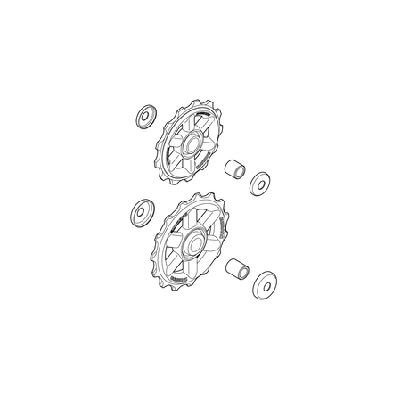 Kółka Przerzutki Shimano RD-M310