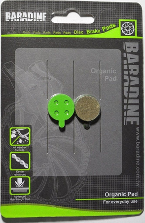 Okładziny hamulca Baradine do Alhonga DS-23 Organiczne