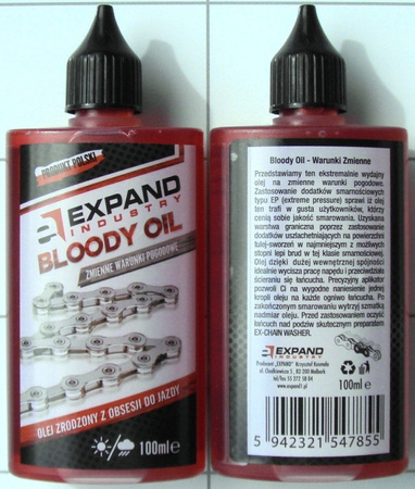 Smar do łańcucha Bloody Oil Dry 100 ml Red