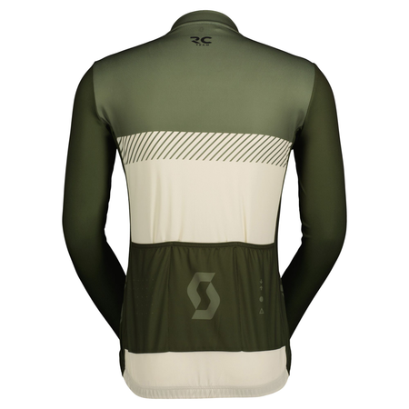 Bluza Scott M`S RC Team LS Hay Green Cotton White 