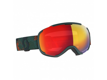 Gogle Narciarskie Scott Faze II green red enhacer