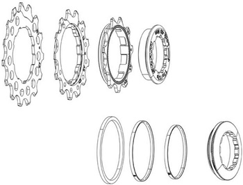 Zestaw Koronek do Sram PG-1210/1230 Eagle 11/13/15