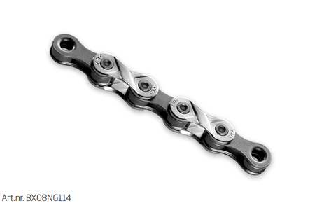 Łańcuch 8rz. KMC X8 Silver/Grey 116og. CL573 tylko OEM