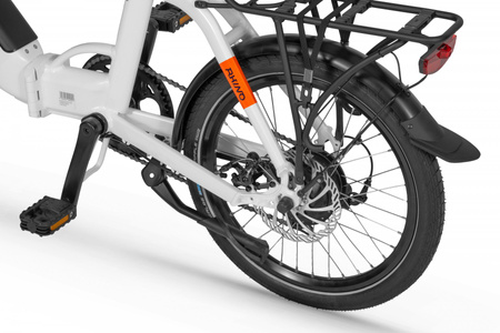 Rower elektryczny składany 20" Ecobike Rhino Arctic White