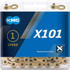 Łańcuch KMC X101 Gold 112og. Box