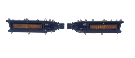 Pedał VP-531 Alu 9/16" Ł. Maszynowe Black