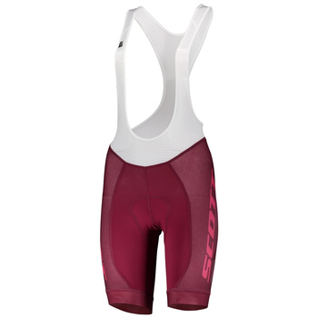 Spodenki Scott Bib W's RC Pro Tec +++ red pink