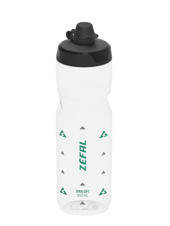 Bidon Zefal Sense Soft 80 No-Mud Bottle - Transluc