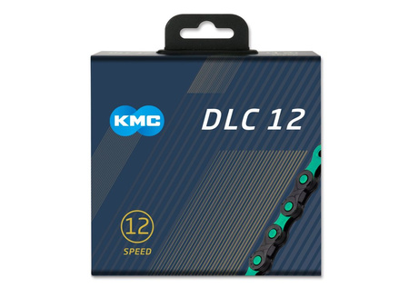 Łańcuch 12rz. KMC DLC12 Black Celeste 126og. Box