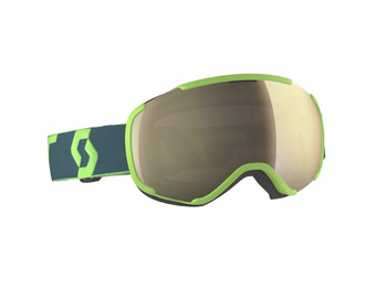Gogle Narciarskie Scott Faze II Green blue chrome