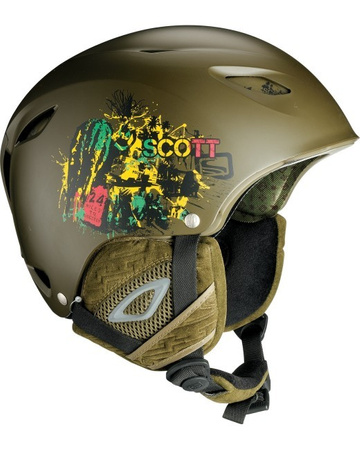 Kask Narciarski Scott Winter Barricade Khaki boombox