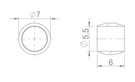 Oliwka HBP-10 Brakco Hayes 5,5mm - 1 szt.