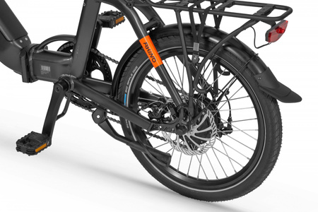 Rower elektryczny składany 20" Ecobike Rhino Black