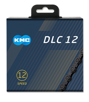 Łańcuch 12rz. KMC DLC 12 Black 126og. Box