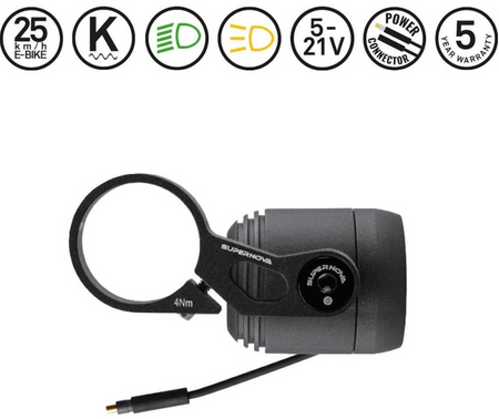 Lampa przód Supernova V521s HBM moc. na kier 31,8