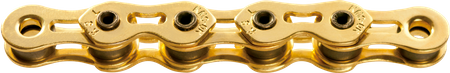 Łańcuch 1rz. KMC K1SL Szeroki Ti-N Gold 100og. Box