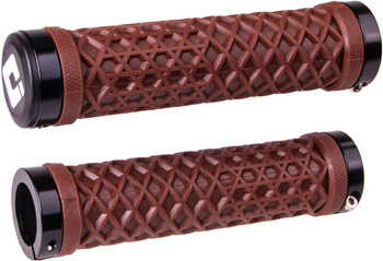 Chwyty kierownicy ODI MTB grips Vans Lock-On brown, Black clam