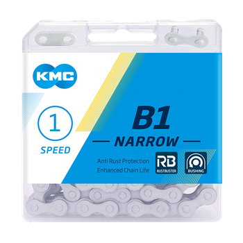 Łańcuch 1rz. KMC B1 Wąski RB  112og. Box