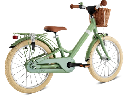 Rower Puky 18" YOUKE Classic Retro green
