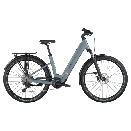 Rower elektryczny 28" Scott Sub Sport 20 Wave hematite blue