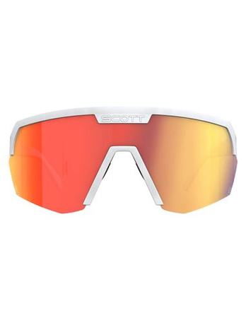 Okulary Scott Sport Shield White Matt Red Chrome