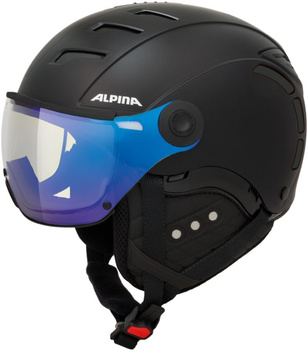 Kask Narciarski Alpina  Jump 2.0 Jv Vm Black Matt