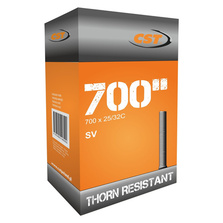 Dętka 28 x 25/32c Cst AV -Thorn Proof Gr.3,6mm Pre