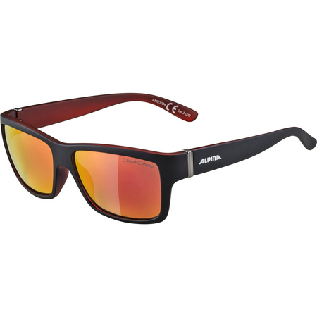 Okulary Alpina Kacey Kolor Black Matt-Red Szkło Re