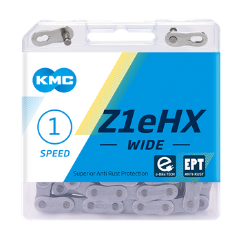 Łańcuch 1rz. KMC Z1eHX Szeroki EPT 112og. Box