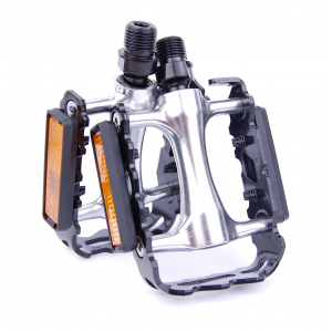 Pedał VP-199 Alu Silver/Black CrMo zaw.