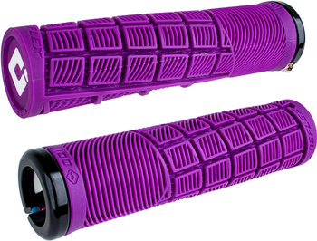 Chwyty kierownicy ODI Grips Reflex v2.1 Lock-On Purple, clamps