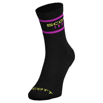 Skarpetki Scott Sock Retro Casual Crew Black