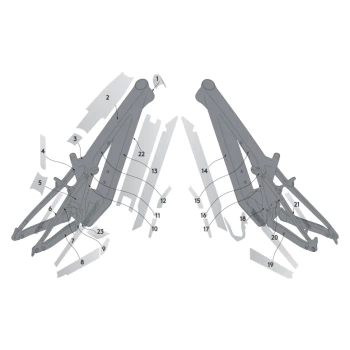 Folia Syncros Frame Protection Kit PATRON Carbon C