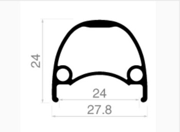 Obręcz 29" x 32H H-24 mm Sniper24  