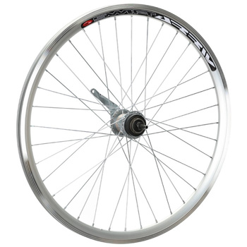Koło Tył 26" Piasta Nexus 3s Stożek Srebrne