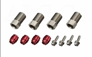 Końcówki przewodów przewodów hydraulicznych Baradine Avid, Level, Red, Force