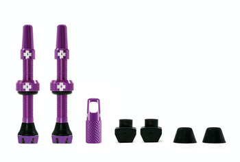 WENTYLE MUC-OFF TUBELESS 44MM FIOLETOWE Tubeless V2