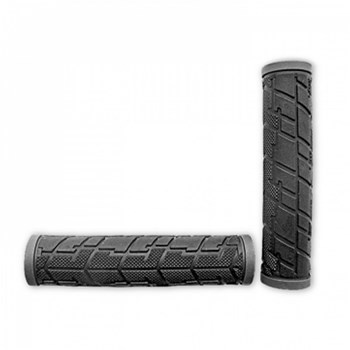 Chwyty kierownicy VELO 125mm Czarne/Szare, Folia