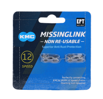 Złączka łańcucha KMC 12rz. EPT Sil Blister 2szt.