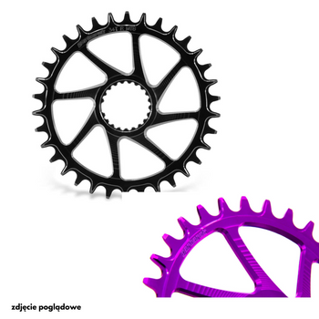 Zębatka Shimano M7100/M8100  Round 34T Violet