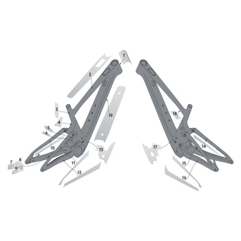 Osłona ramy Syncros kit Lumen E-ride