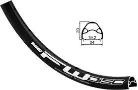 Obręcz 26" x 36H H-20 mm FW Disc Czarna