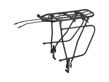 Bagażnik alu regulowany Czarny 24-28" Pod Tarcze